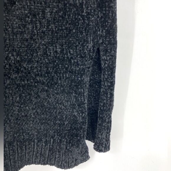 Janice Apparel Black Velour Open Front Cardigan One Size - Picture 7 of 10